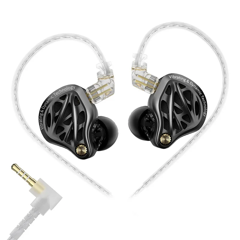 KZ Vibe X Niederfrequenz-Vibrations-Ohrhörer HiFi Tiefer Bass Headset Stereo-Sound In-Ear-Kopfhörer für Musik, Gaming, Geschenk