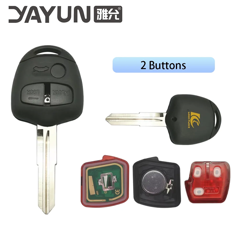 

5PCS YAYUN AKMSC407 3 Buttons 434Mhz Right Blade Remote Key FCC:OUCG8D-620M-A For Mitsubishi