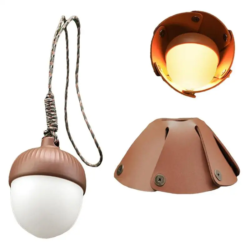 

Pinecone Night Light Expressions DIY Bedside Light For Reading Lightweight Camping Lights Outdoor Tent Light With Hang Rope