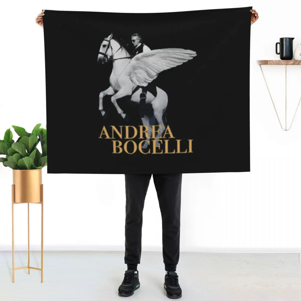 Andrea Bocelli The World's Most Beloved Tenor Throw Blanket Extra Large Throw Cute Plaid Summer Hairy Flannels Blankets
