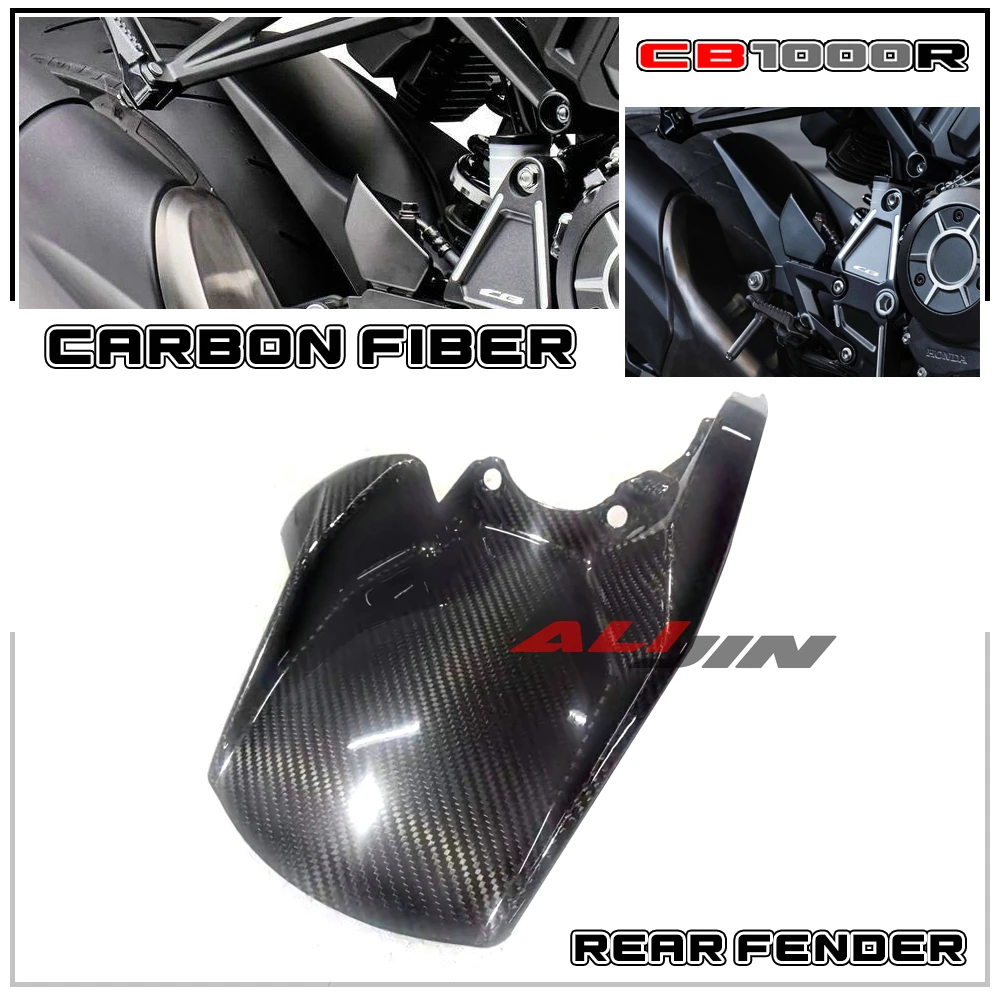 

100% Real Carbon fiber For HONDA CB1000R 2018-2023 Motorcycle Fairing Panel Cowling Rear Fender Tire Wheel Mudguard Cover Tire