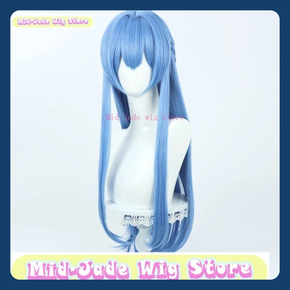 Mid-jade Pruik Winkel Godin Van Overwinning: Nikke Helm Cosplay Pruik Anime Spel Rollenspel Halloween Kostuum Rekwisieten Synthetisch haar