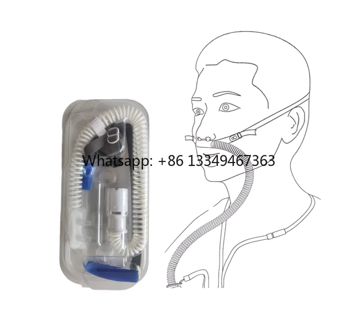 Medical Disposable Plastic Manual High Flow Nasal Cannula O2FLO Tube