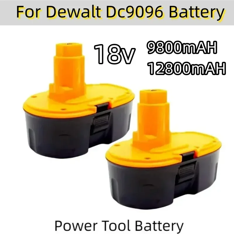 18V 12.8Ah NI-MH Replacement Battery for DW DC9096 DE 9503 DW 9095 9096 9098 XRP Cordless Drill Tools Screwdriver Batteries