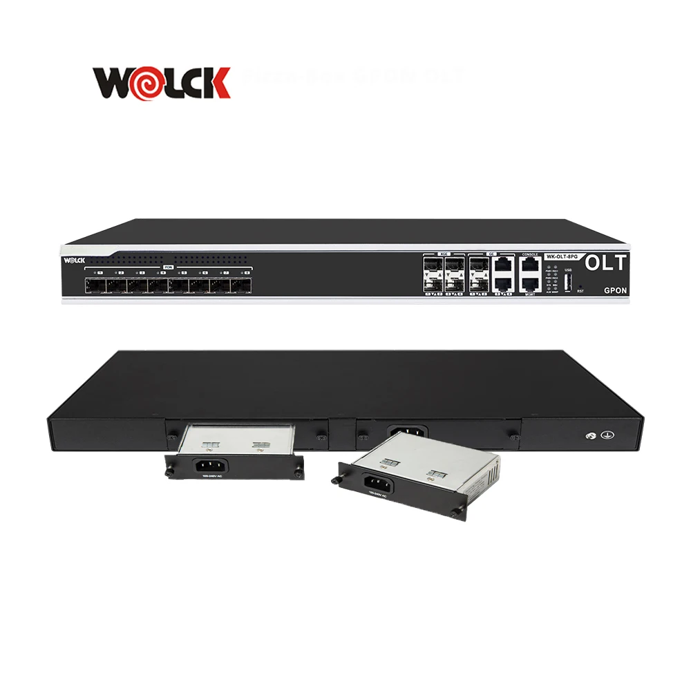 

New 8 Puertos Cdata FTTH Fiber Optical Wolck 8 PON Ports GPON XPON OLT