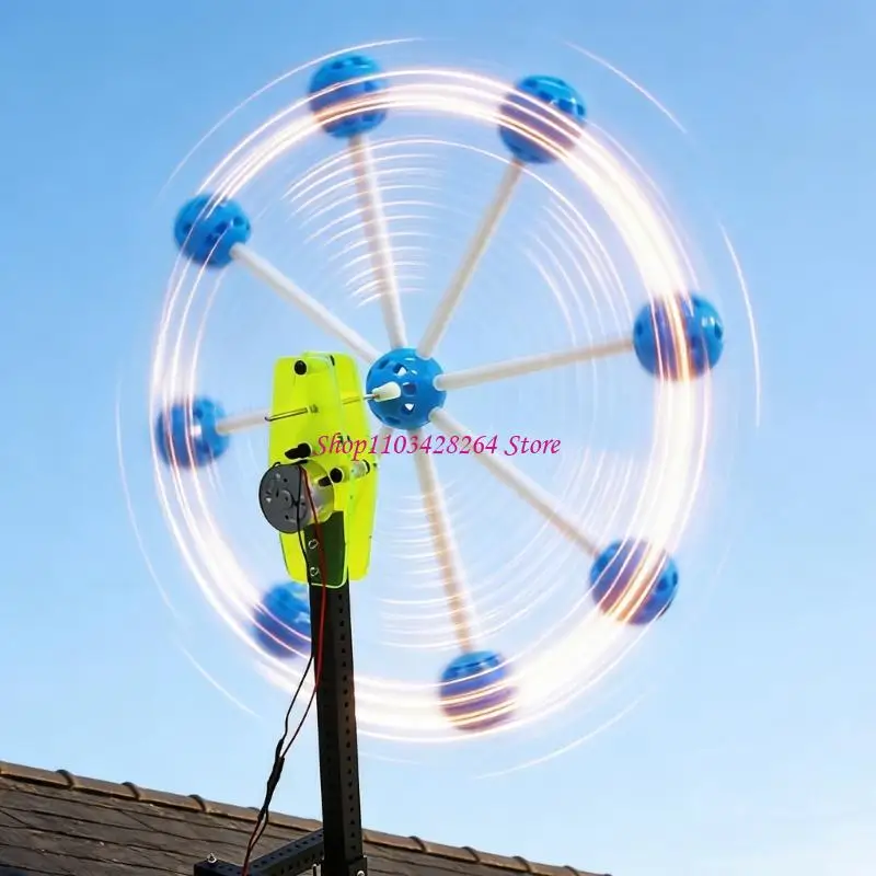  Solar Powered Ferris Wheel Craft Model Assembly Kits Set Toy For Student Science Learning STEM Educational Activity Toy