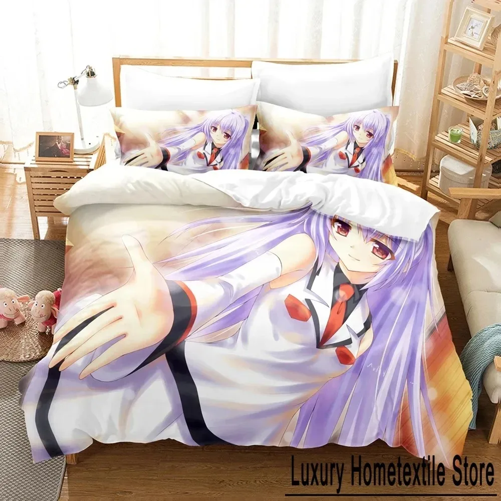 

Anime Plastic Memories Isla Bedding Set Boys Girls Twin Queen Size Duvet Cover Pillowcase Bed Kids Adult Home Textile