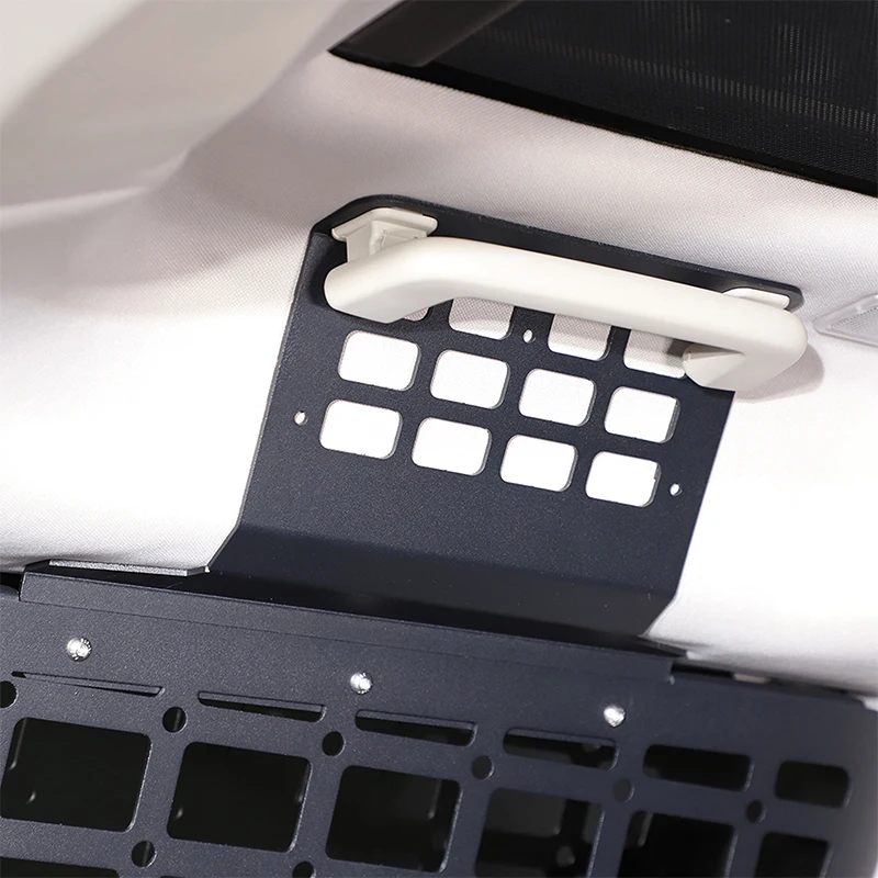 For Land Rover Discovery 3 Discovery 4 2004-2016 Aluminum Alloy Car Trunk Side Window Storage Rack Molle Panel Storage Shelf