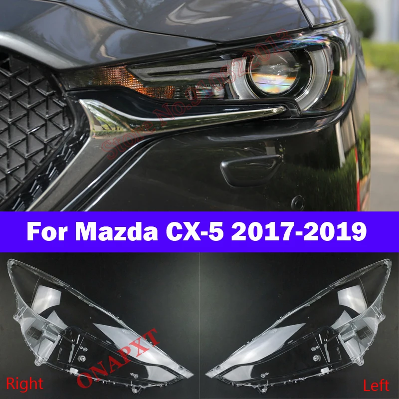 

Крышка объектива фары для Mazda CX-5 CX5 2017-2019, прозрачная крышка фары, стеклянный корпус, абажур