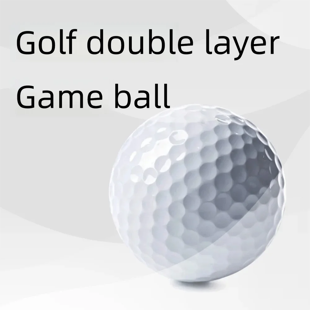 2‑Layer White Golf Balls Synthetic Rubber & Ionomer Resin 80‑90 Compression Practice Golf Balls 3‑Pack 6‑Pack for Golf Training