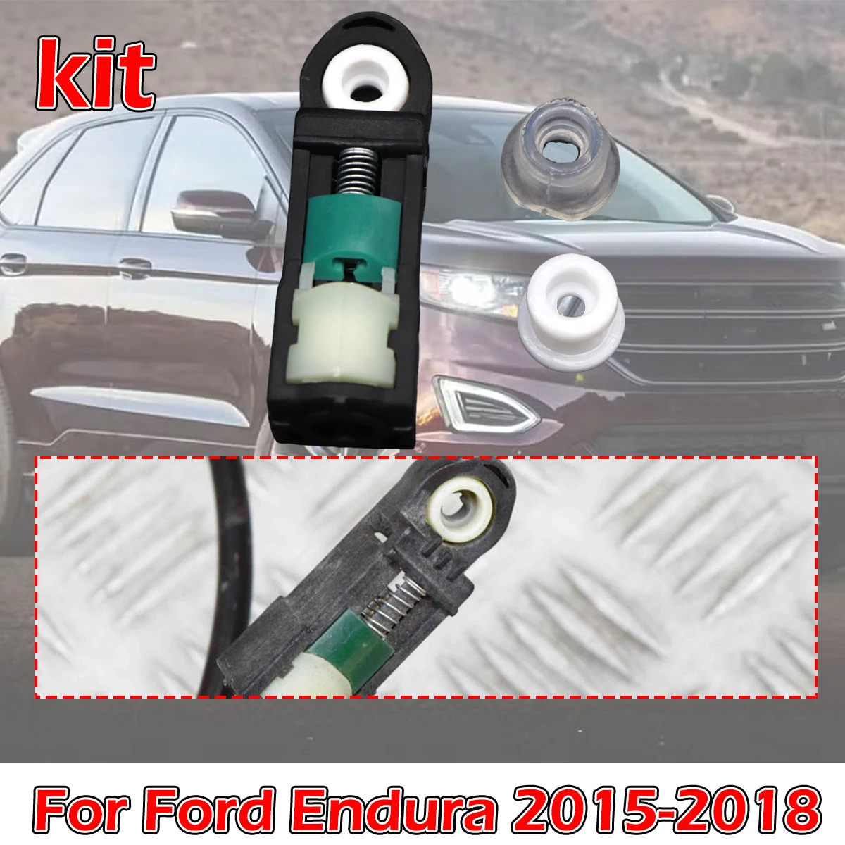 

3Pcs Shift Cable Bushing Connect kit Automatic Transmission Linkage Rod End Repair Grommet For Ford Endura 2015 2016 2017 -2018