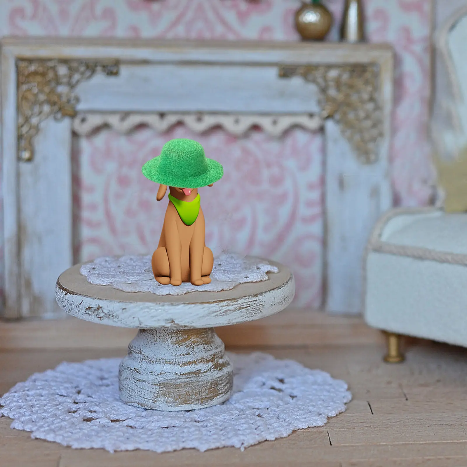 5 Pcs Mini Imitation Hats Diy Crafts Handicraft Miniature Decorations Lovely Top for Crafting Presents Tops