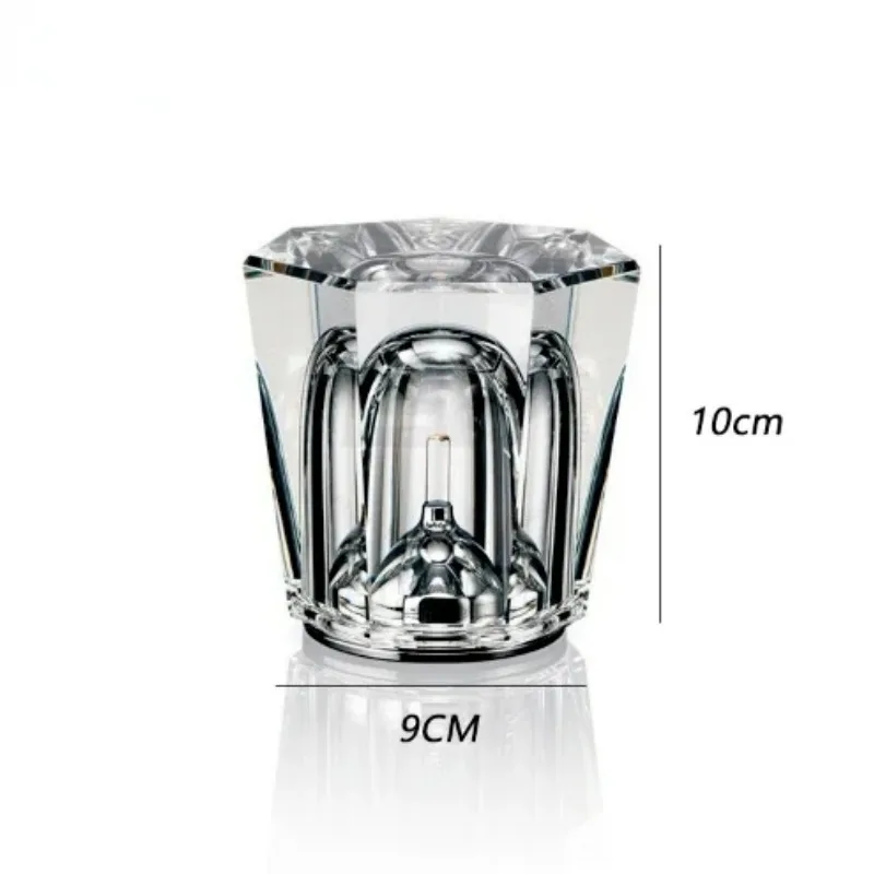 K9 retro crystal table lamp bar desktop atmosphere lamp USB rechargeable desk decorative lamp LED