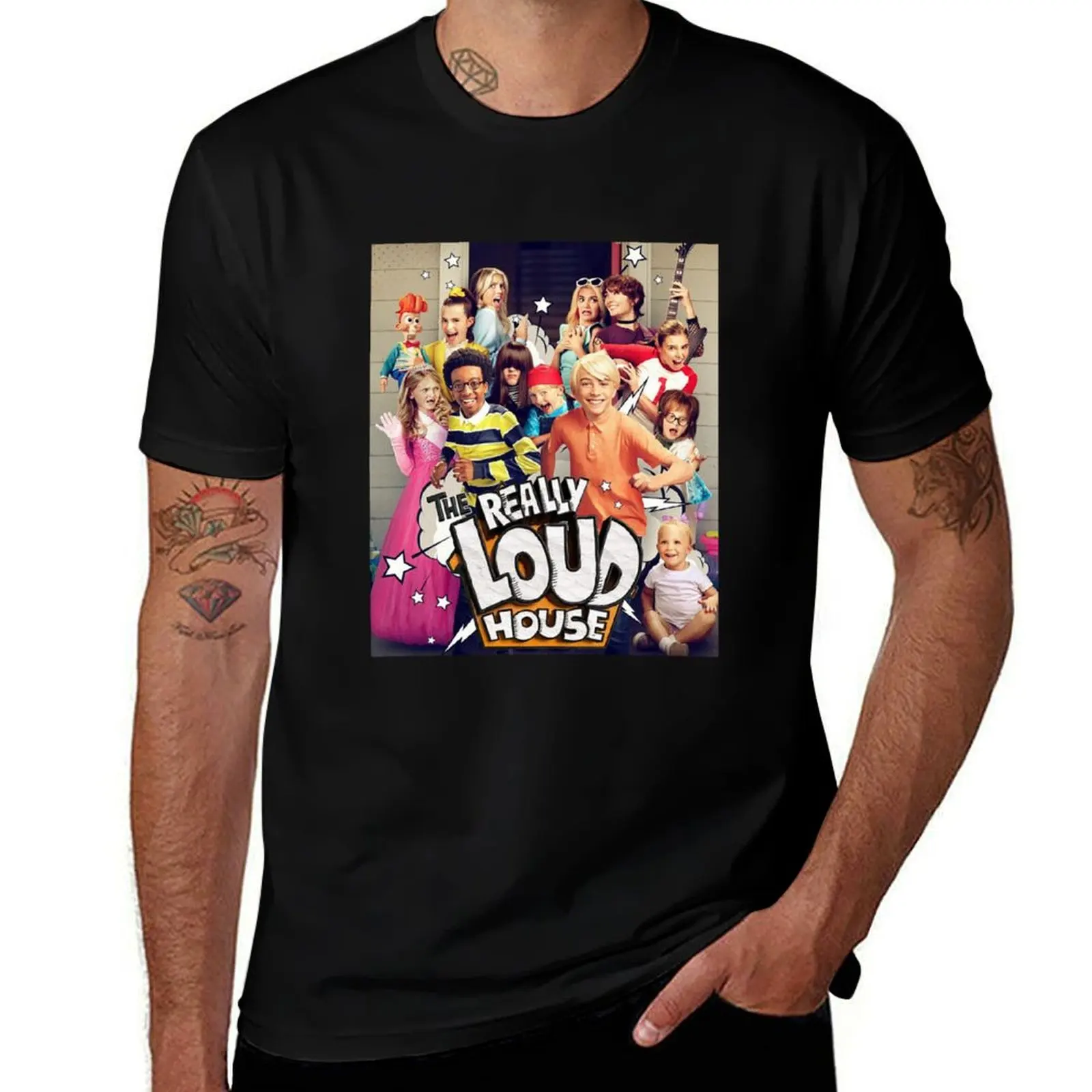 The Really Loud House Title Sequence T-Shirt shirts graphic tee oversized graphic tee summer tops anime clothes men clothes