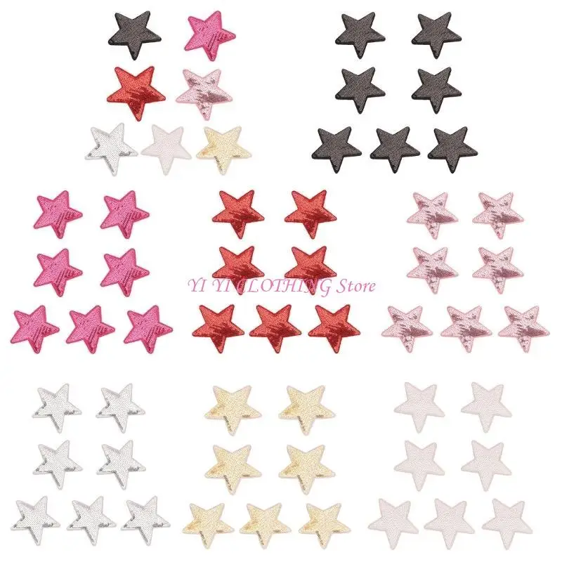 

N5KF 7pcs красочные блестки Star Patches Accessories для создания украшения