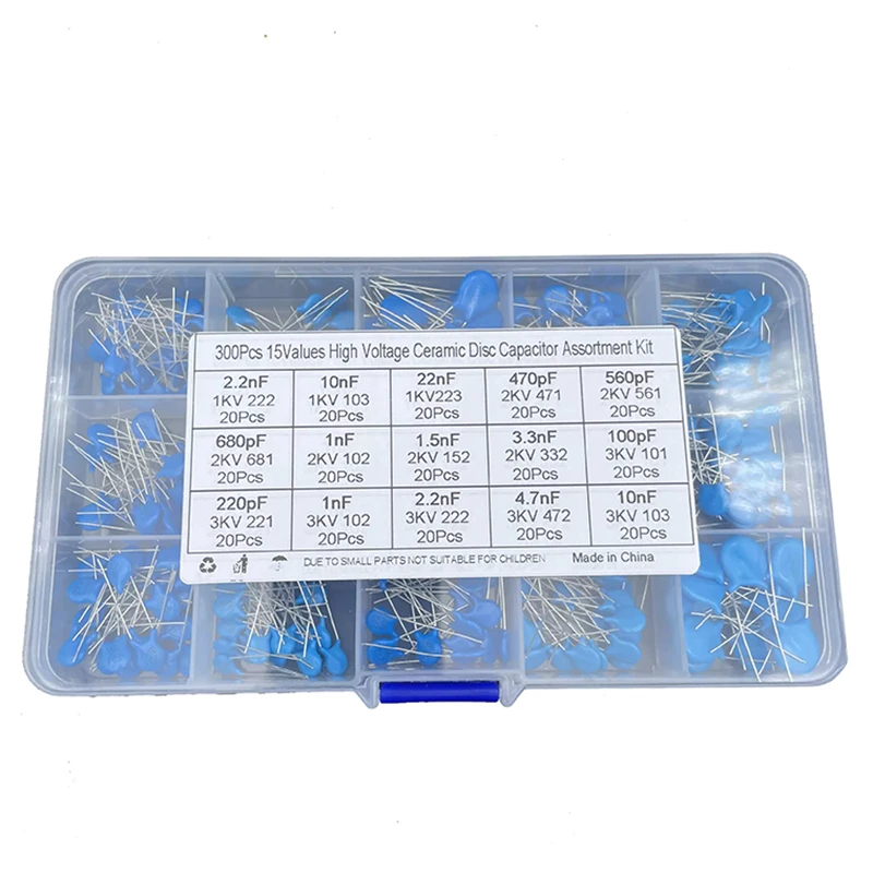 High Voltage Ceramic Capacitor 1KV 2KV 3KV 5PF 30PF 47PF 56PF 100PF 220PF 1NF 2.2NF 3.3NF 4.7NF 10NF 100NF KIT 471 222 223 103