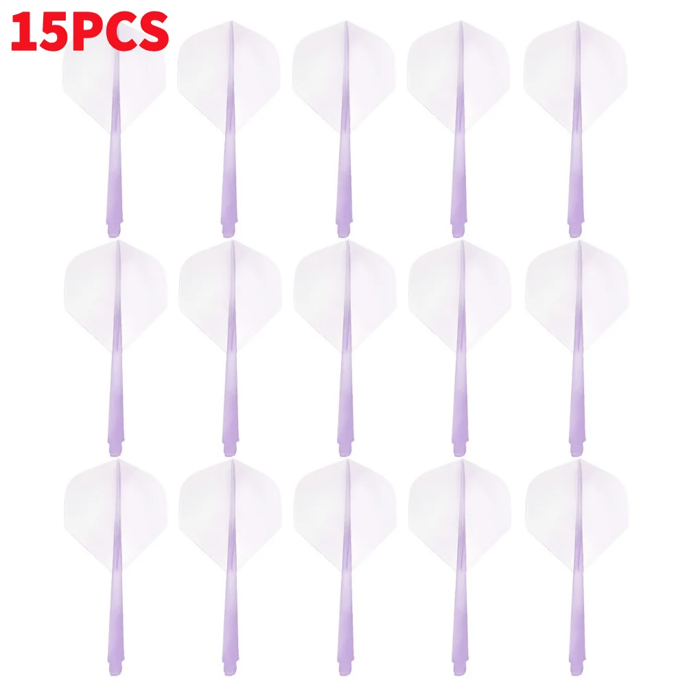 3–15 Stück integrierte Dart-Flights und -Schäfte, Anti-Fall-Professionelle Darts, integrierte Dart-Schaft und Flights aus Kunststoff, Dart-Zubehör