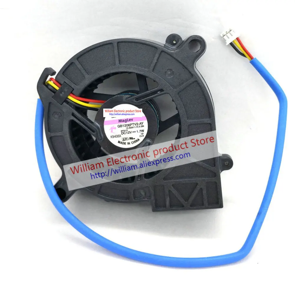 

Original GB1206PTV2-AY DC12V 1.7W 60*25MM 6CM for Projector Blower Cooling fan FONSONING