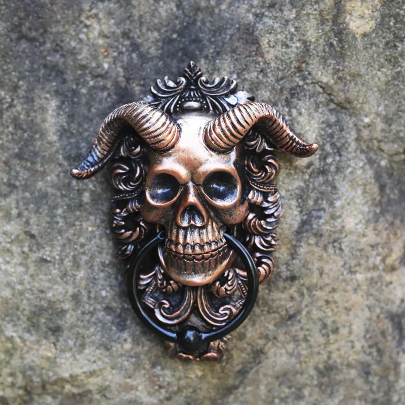 Cross-Border New Horror Creative Satan Skull Sheepshead Pendent Amazon Hot Retro Punk American