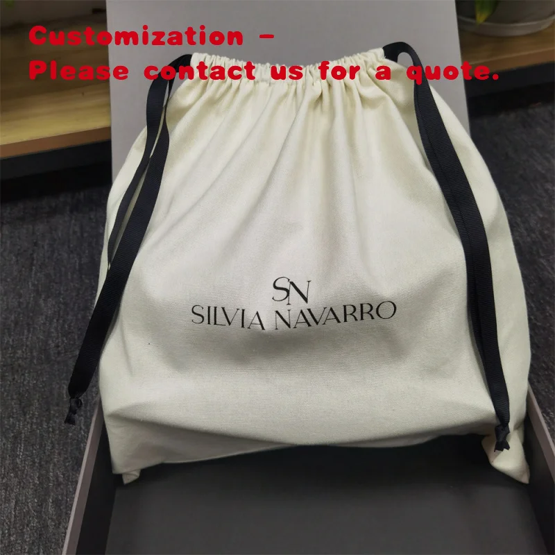 

custom.Chuanghua Personalized Colorful Canvas Cotton Drawstring Bag With Double Black Cotton String Jewelry Package