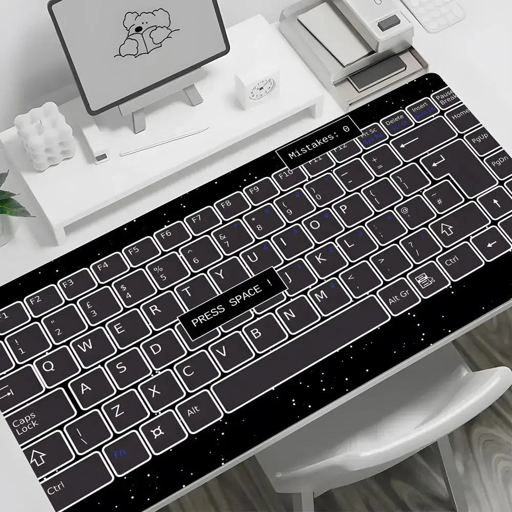 

Офисные клавиши с ярлыками, резиновый коврик для мыши, большой коврик для мыши, настольный коврик, нескользящая резиновая игровая мышь, подходит для коврика 38-48