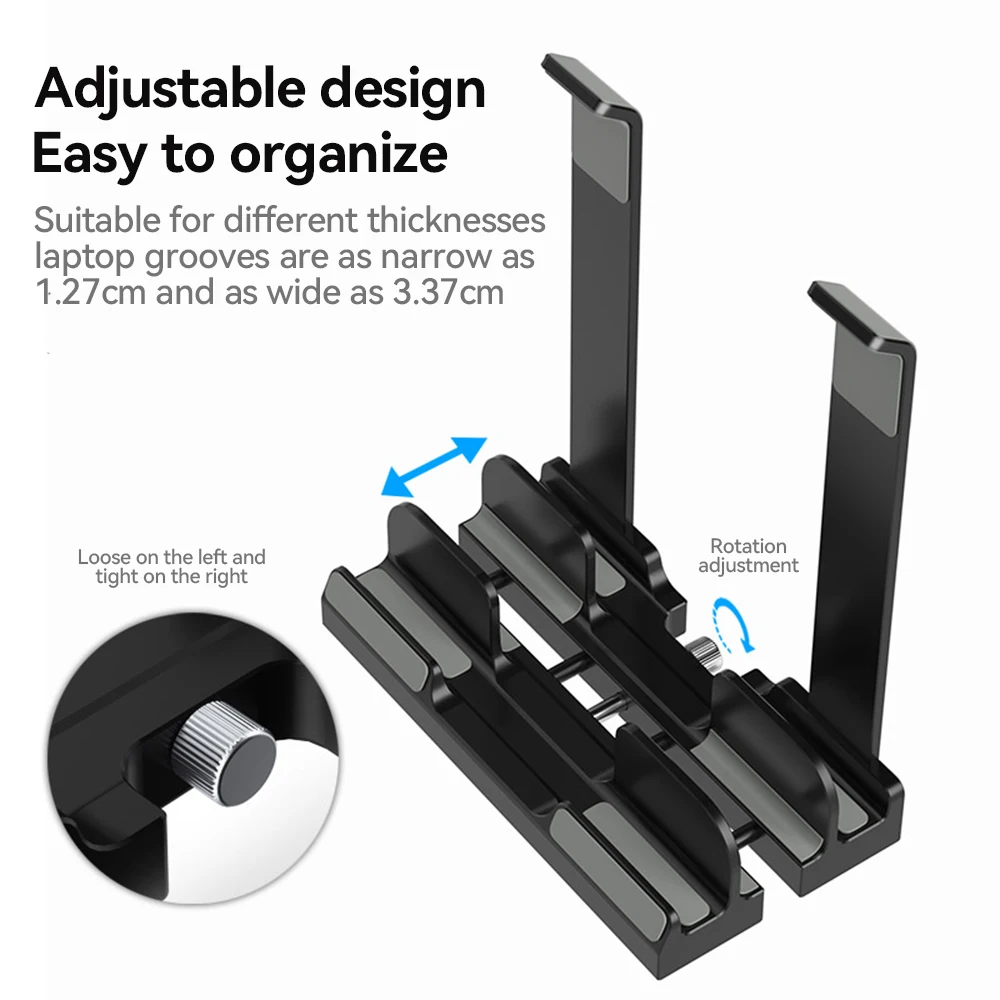 Foldable Laptop Stand Notebook Computer Holder Accessories for Macbook iPad Tablet Phone Storable Holder Dual use adjustable image 3