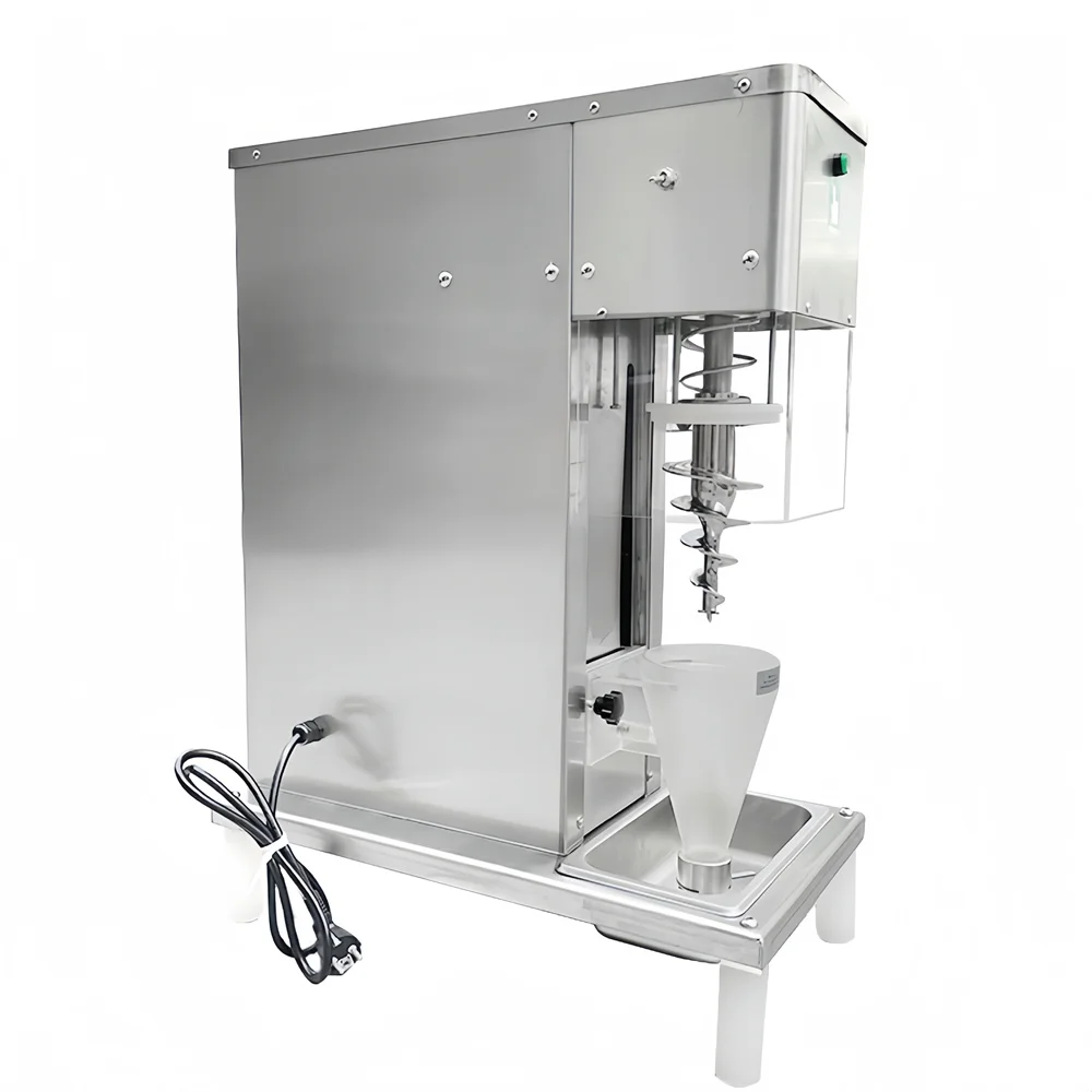 

750W Commercial Ice Cream Mixer Machine Stainless Steel Swirl Drill Ice Cream Machine Frozen Fruits Yogurt Machine