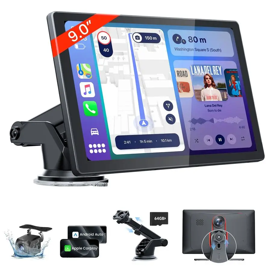 Hd Portable Carplay…