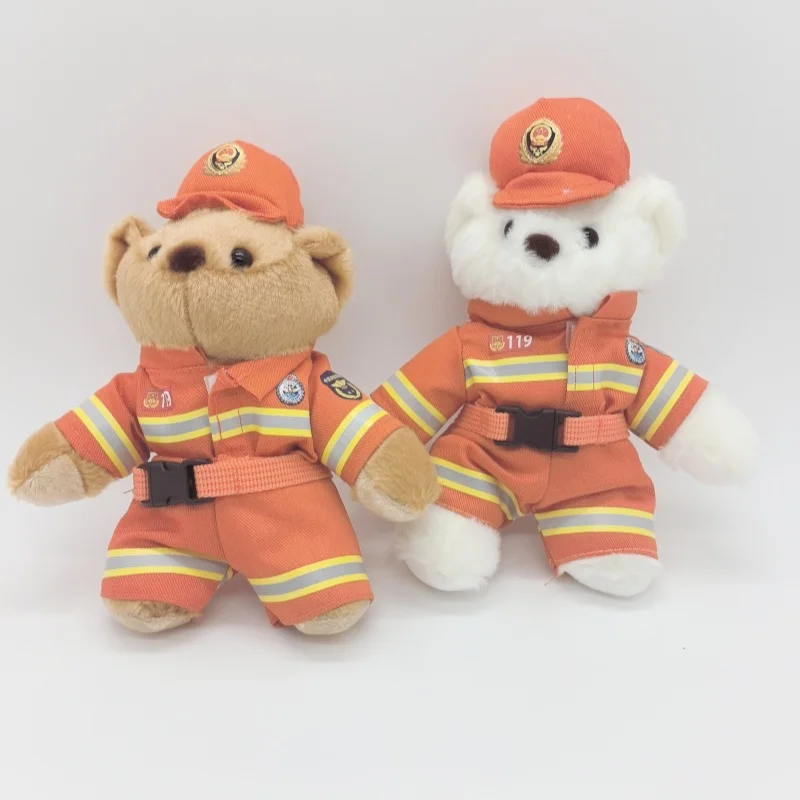 봉제 장난감 판타지 경찰관 소방관 BSR 교통 경찰 펜던트 가방 액세서리, 키체인 가방, 자동차 펜던트, 발렌타인 데이 선물