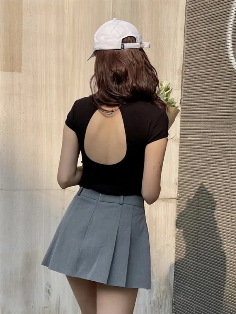 

Black mini skirts y2k clothes cute skirts korean fashion Summer pleated skirts for women micro skirts high waisted asymmetrical