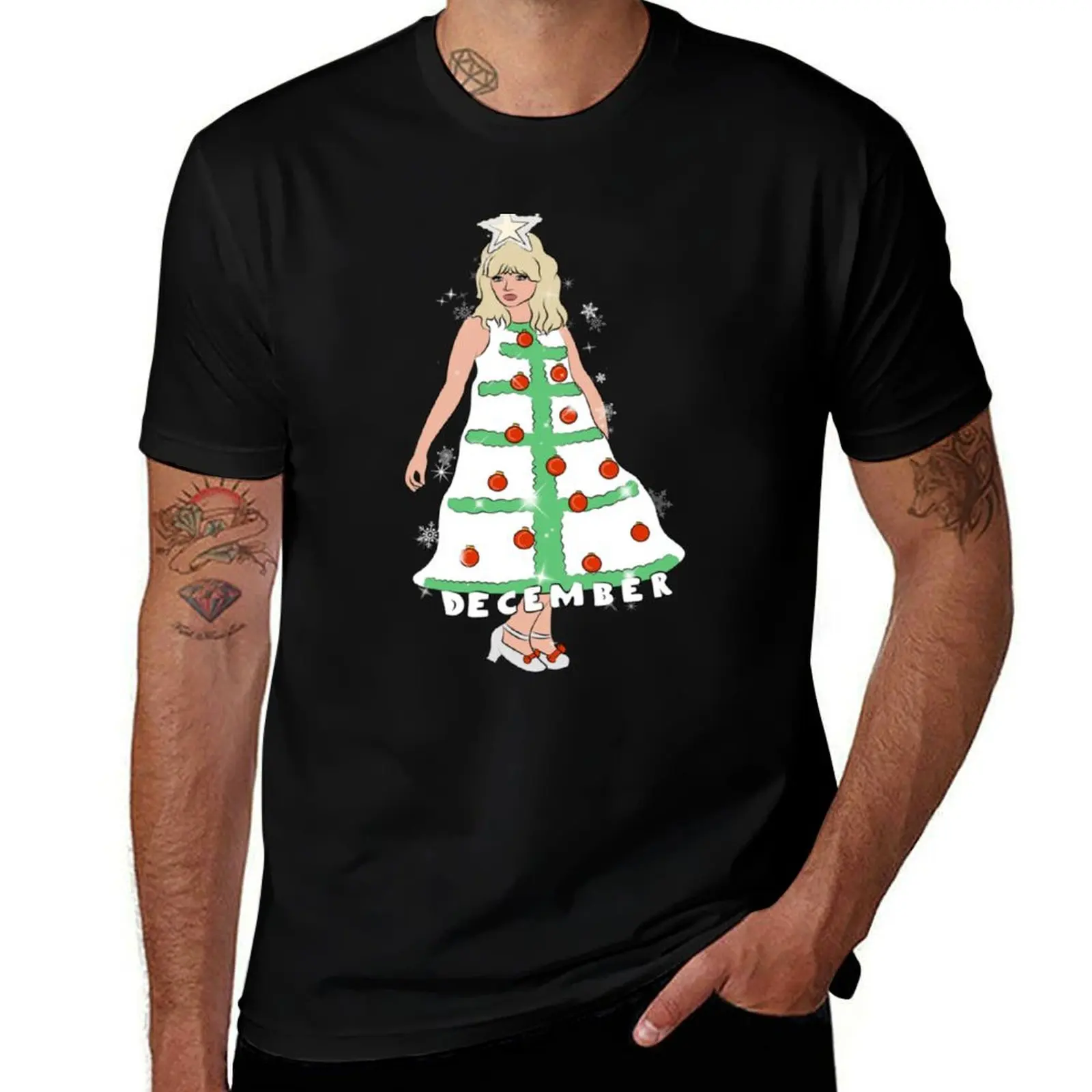 Christmas Michelle Pfeiffer T-Shirt Plus Size Basic Short Sleeve Top T-Shirt