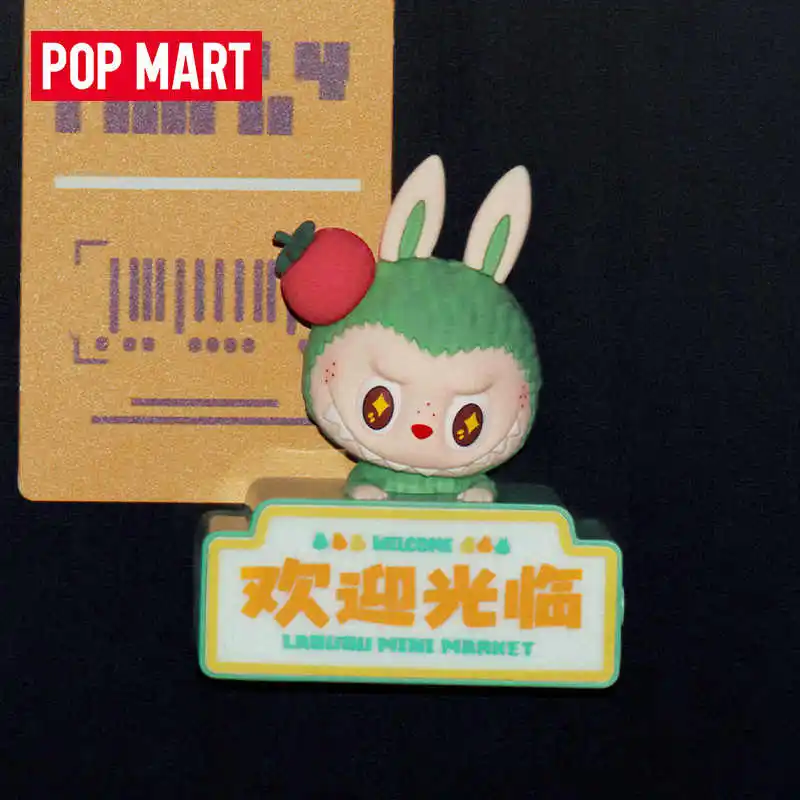 

POPMART натуральная серия Labubu Wackymart магнит на холодильник слепая коробка милые модные игрушки Labubu загадочная коробка модные игрушки подарки