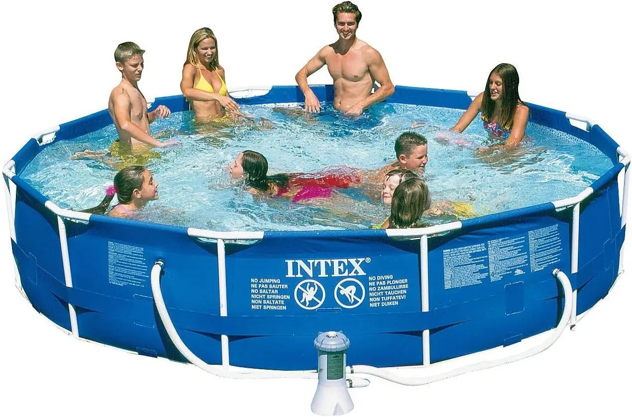 

12-Foot by 30-Inch Metal Frame Pool Set - Ready in 30 Minutes, Family Fun