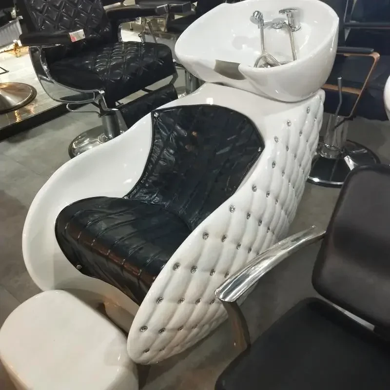 Half Lying Shampoo Chair Sitting Flushing Bed Multifunctional Hairdressing Chair
