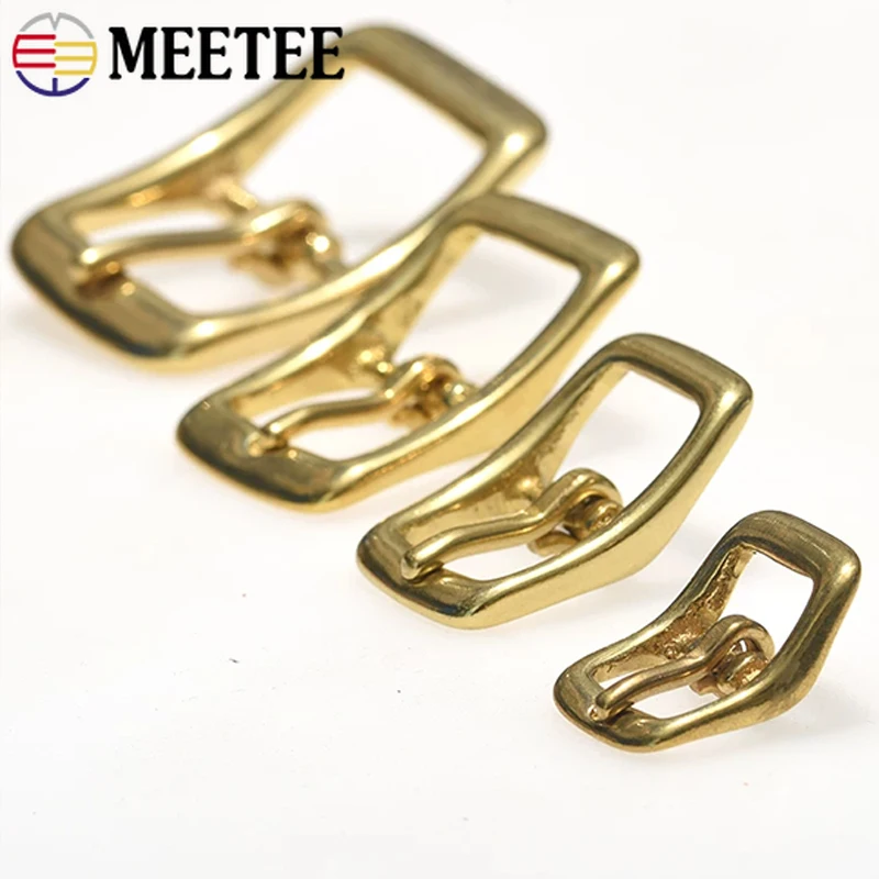 

2/5Pcs 13-25mm Solid Brass Belt Buckle Metal Waistband Buckles Adjuster Pin Clasp Dog Collar Webbing Hook Hardware Accessories