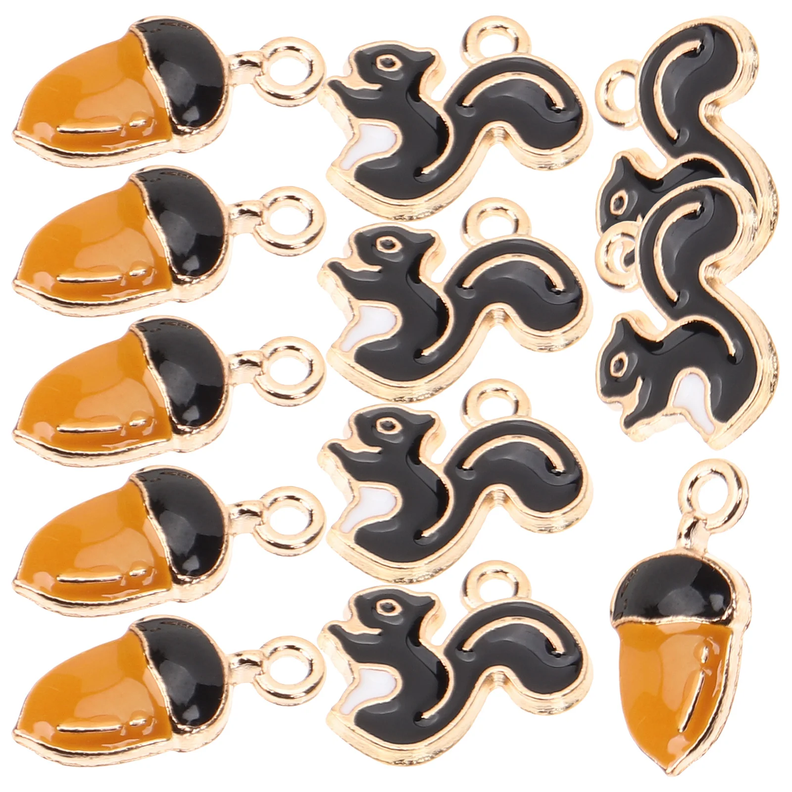 20Pcs Alloy Squirrel Pine Cone Charms Ideal for DIY Jewelry Making Bracelet Earrings Necklace Craft Charms for Bracelets