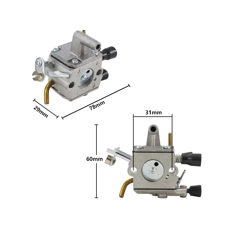 CMCP Fuel Oil Carburetor Carb Fit For STIHL FS400 FS450 FS480 SP400 450 Brush Cutter Carburetor Zama C1Q-S34H Lawn Mower Parts