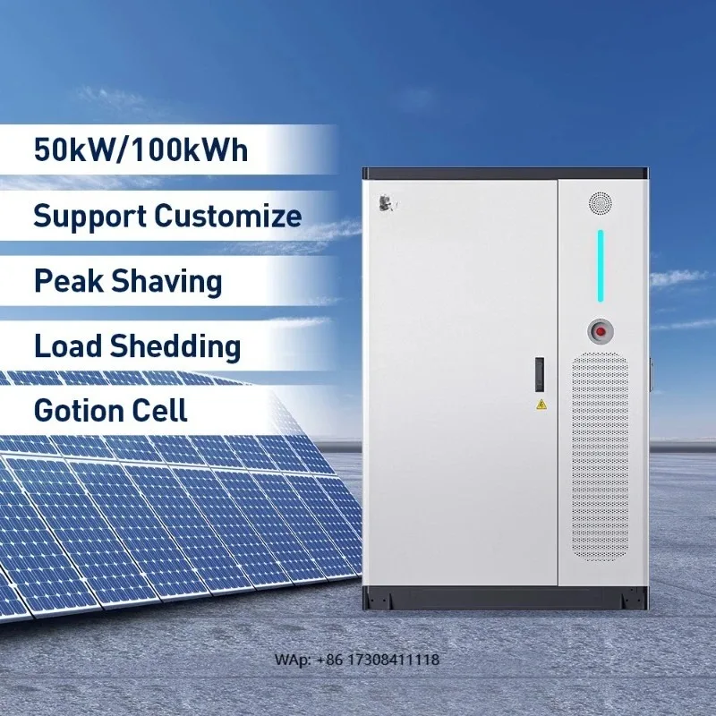 Air Cooling 100kWh Energy Storage Battery System Industrial & Commercial ESS Solar Energy Storage