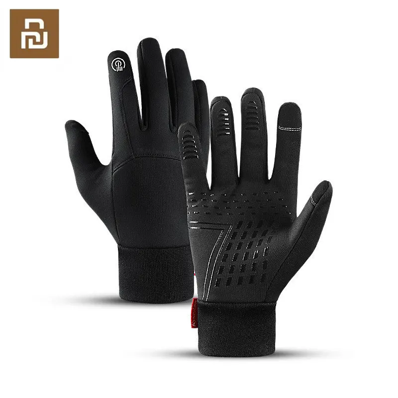 Youpin Mijia Warm Windproof Gloves Touch Screen Water Repellent Non-slip Wear-resistant Riding Sports Gloves Winter Fleece Glove