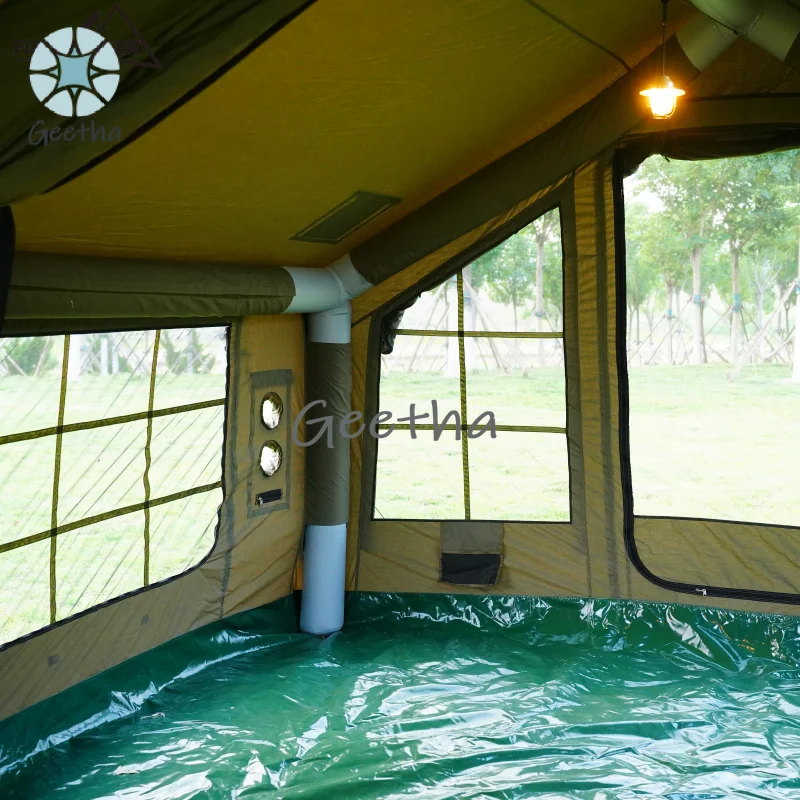 Style Oxford Air Inflatable Tent with Waterproof Cotton Fabric for Outdoor Camping