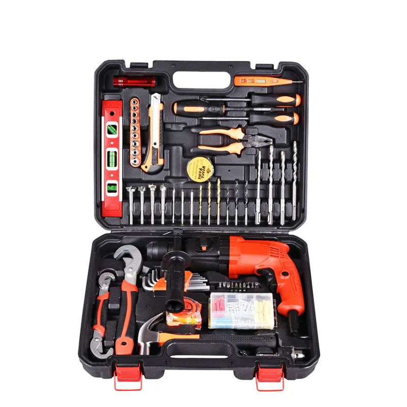 

Tool Set Auto Repair Power Machine Hand Tool Set Box Kit Electric Drill Universal Wrench Herramientas