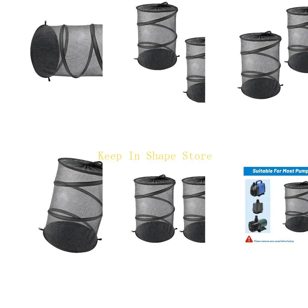 U1JC Polyester Pond Filter Mesh Bag for Routine Debris Collection, Slip-Over Filter Net Cover for Outdoor Pool Maintenance