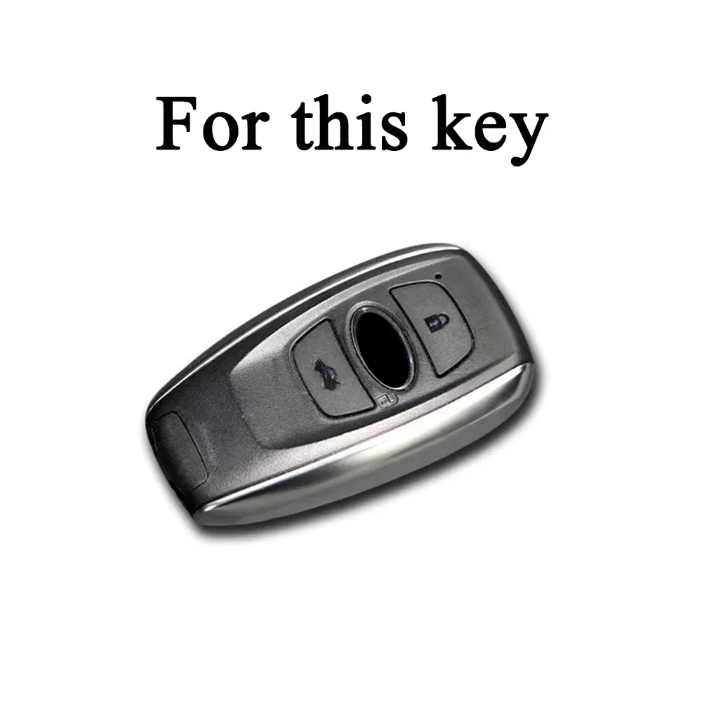 Car Smart Key Cover Case Bag for Subaru Forester Impreza STi WRX XV Crosstrek Legacy BRZ Outback 2015 - 2019 Shell Holder Fob