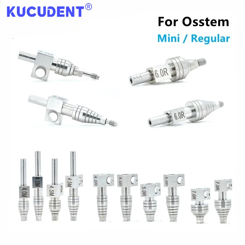 1PC Dental Open Transfer Impression Coping Post Implant Titanium Columns Fixture Pick Up Healing Accessories For Osstem Tools