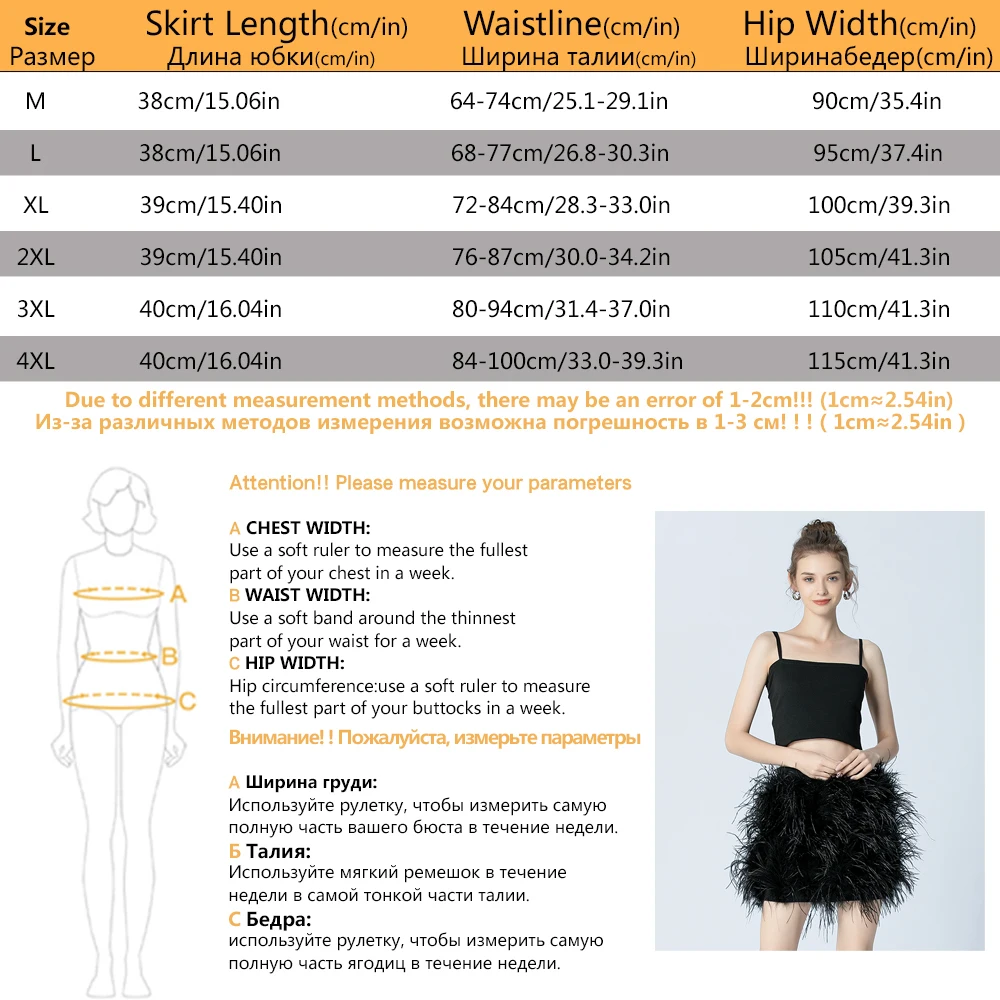 Rok Mini Rok Bulu Musim Semi Musim Panas Wanita Rok Bodycon Hitam Seksi Mode Burung Unta Asli Rok Pendek Slim Fit Produk Baru