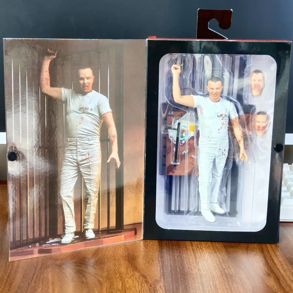NECA جديد صمت الحملان هانيبال ليكتر جايل كسر عمل نموذج لجسم لعبة لطيف دمية مشتركة المنقولة هدية الكريسماس