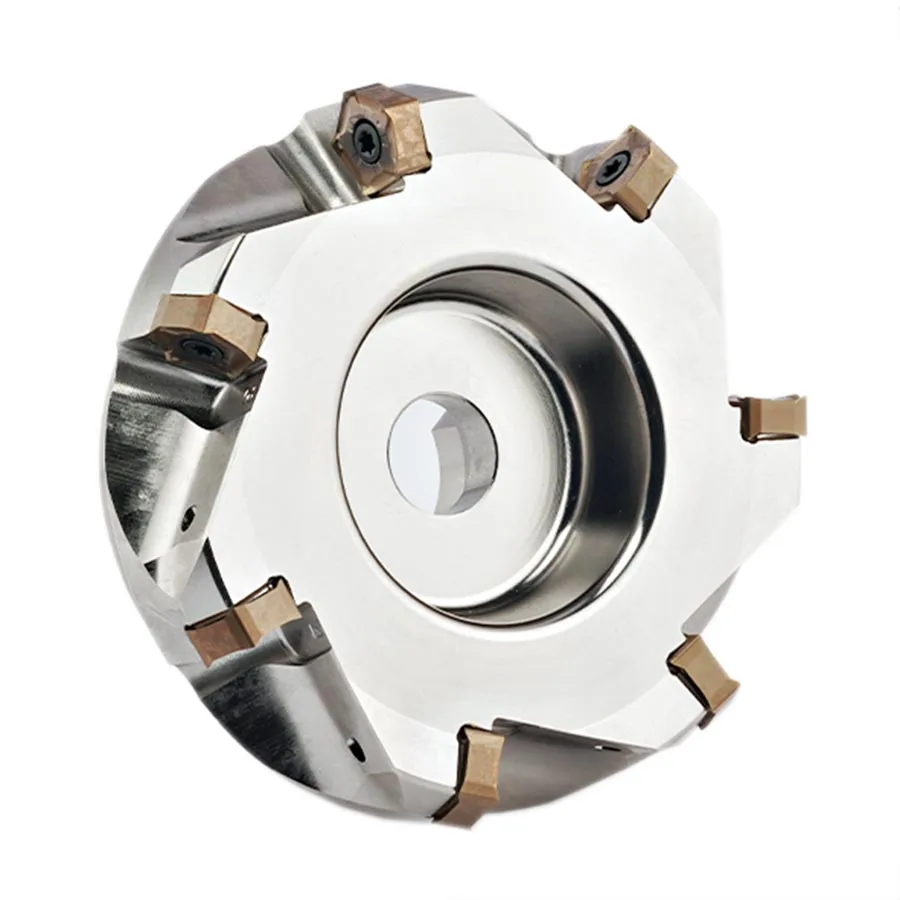 Phay Cutter Đĩa MFPN66-050R-4T 063R-5T 080-27-6T CNC Phay Mặt Phẳng Nhanh Chóng Thức Ăn Mở Thô PNMU Hai Mặt Chỉ Số Dao Phay Chèn