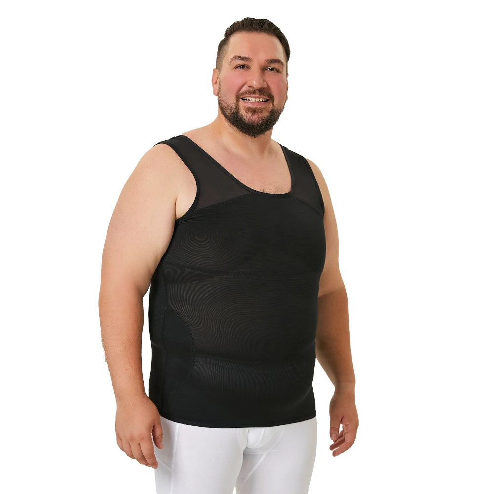 Men's Shapewear Slimming Body Corset Vest Shirt Compression Abdomen Tummy Belly Control Slim Waist Cincher Underwear Sports Vest