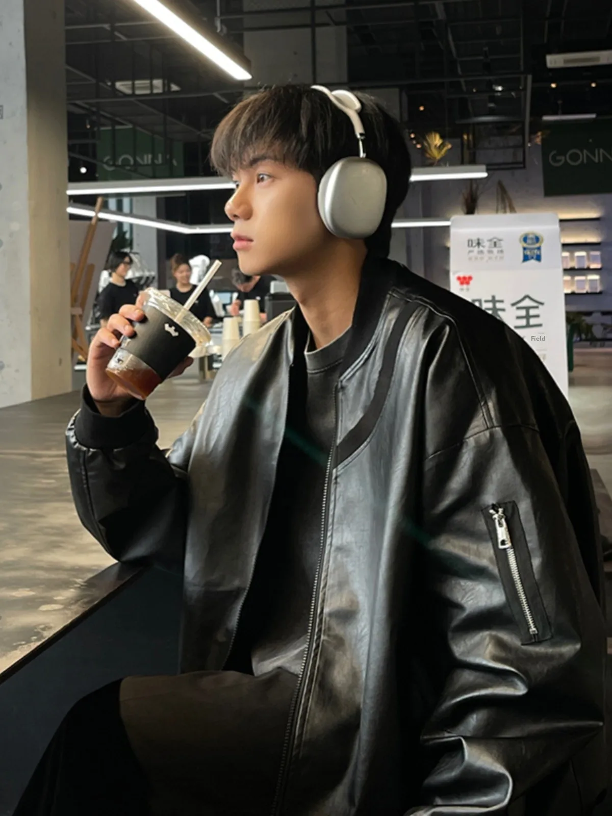 

Мужские кожаные джеты в американском стиле ретро, модные высококачественные джеты для бейсбола в американском стиле Sle Street, молодежные мотоциклетные джеты