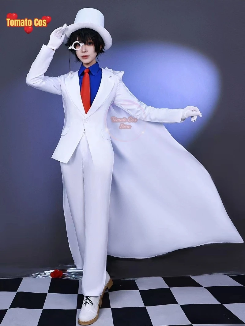 Kuroba Kaito Cosplay Costume Carnival Uniform Anime Halloween Costumes for Fans Game Role Play Full Set Outfit for Cosplay Love